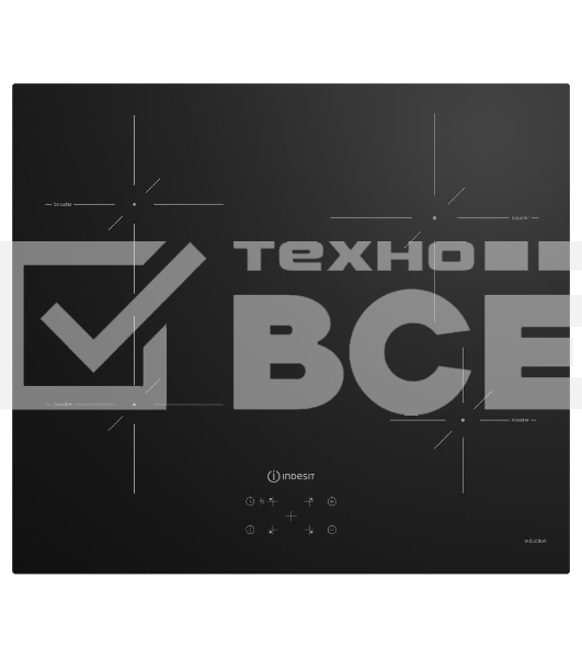 Индукционная варочная поверхность Indesit IS 41Q60 NE, независимая, черный