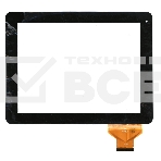 Сенсорное стекло (тачскрин) QSD E-C97001-01, черное, фото3