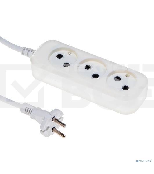Сетевой удлинитель Buro BU-PSL3.1/W 1.5м (3 розетки) белый (пакет ПЭ)