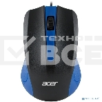 Мышь проводная Acer OMW011 черный/синий, 1200 dpi, USB, кнопки - 3, фото4