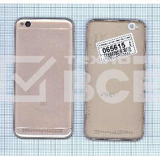 Задняя крышка для Xiaomi Redmi 5A  золотая