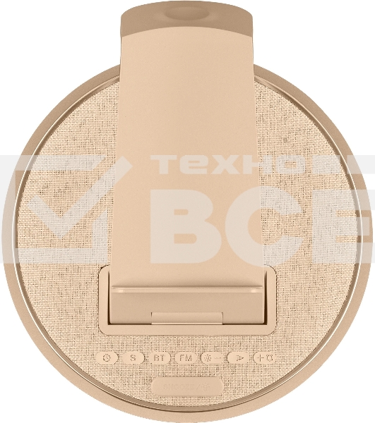 Портативная колонка BBK BTA1110 золотистый 10W 2.0 BT 10м 1800mAh