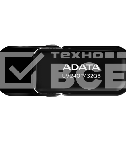 Флеш диск 32GB ADATA UV240, USB 2.0, Черный