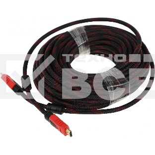 Кабель соединительный аудио-видео Premier 5-813R HDMI (m)/HDMI (m) 20м. феррит.кольца черный/красный (5-813R 20.0)