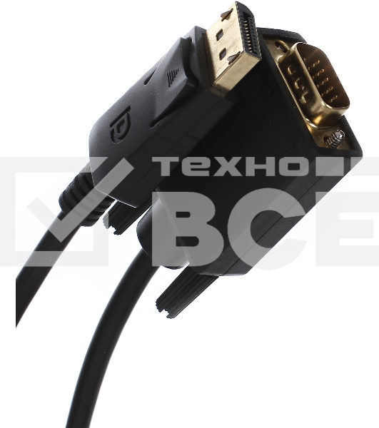 Кабель-переходник DP --> VGA_M/M 1,8м Telecom