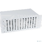 Бокс оптический Cabeus, портов: 96, SC (LC duplex), 192 хОВ, 4U, 176х410х200 мм (ВхШхГ), серый, (FO-19-96SC), фото 1