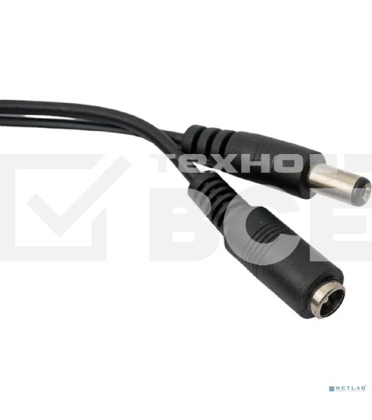 Удлинитель кабеля питания гнездо-штекер Rexant (2,1х5,5 мм) 1,5 м