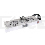 Модуль вентиляторный с термостатом 19' 1U с 2-мя вентиляторами REXANT, фото 1