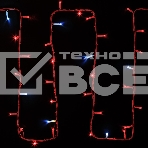 Гирлянда светодиодная Нить 20м 200 LED КРАСНЫЙ белый каучук IP67 эффект мерцания 230В соединяется нужен блок 315-001 NEON-NIGHT, фото 1