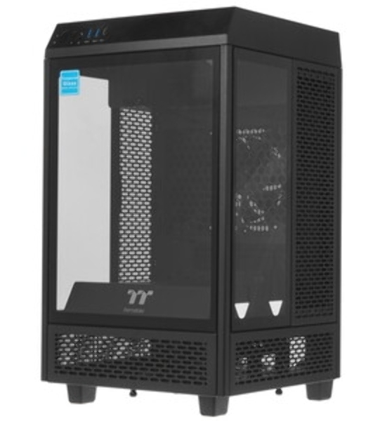 Компьютерный корпус Thermaltake The Tower 100 Racing Green без БП miniITX 1x120мм 3x140мм 2xUSB 3.0 audio bott PSU