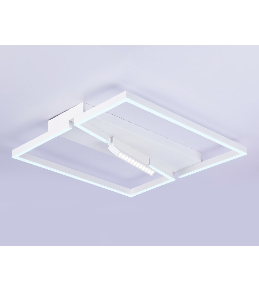 Светильник Ambrella light FL51465/1+1 WH белый 85W 3000K-6400K+4200K 600*600*110 (ПДУ РАДИО 2.4G)