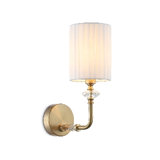 Настенный светильник Ambrella light LH71506 BS/FR латунь/белый матовый E14 max 40W 230*120*310