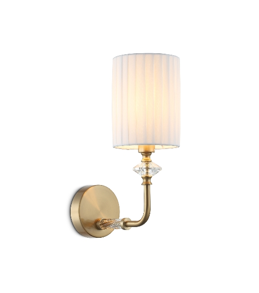 Настенный светильник Ambrella light LH71506 BS/FR латунь/белый матовый E14 max 40W 230*120*310
