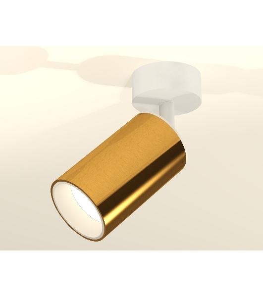Светильник Ambrella Light XM6327001 PYG/SWH золото желтое полированное/белый песок MR16 GU5.3 (A2202, C6327, N6110)
