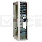 Шкаф телеком. напольный 42U (600x800) дверь стекло (ШТК-М-42.6.8-1ААА) (3 коробки), фото9