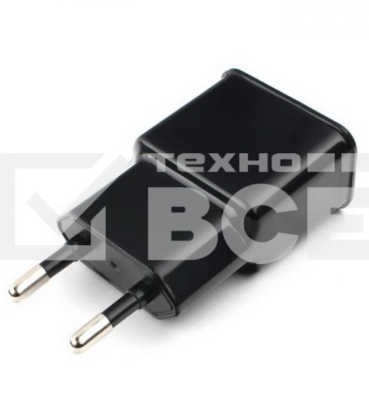 Адаптер питания Cablexpert MP3A-PC-12 100/220V - 5V USB 2 порта, 2.1A, черный
