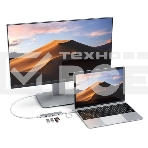 USB-C адаптер Satechi Type-C Slim Multiport Adapter V2. Интерфейс USB-C. серебристый., фото4