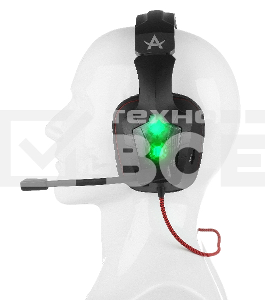 Гарнитура Qumo Arsenal GHS 0016, стереогарнитура, подсветка, USB