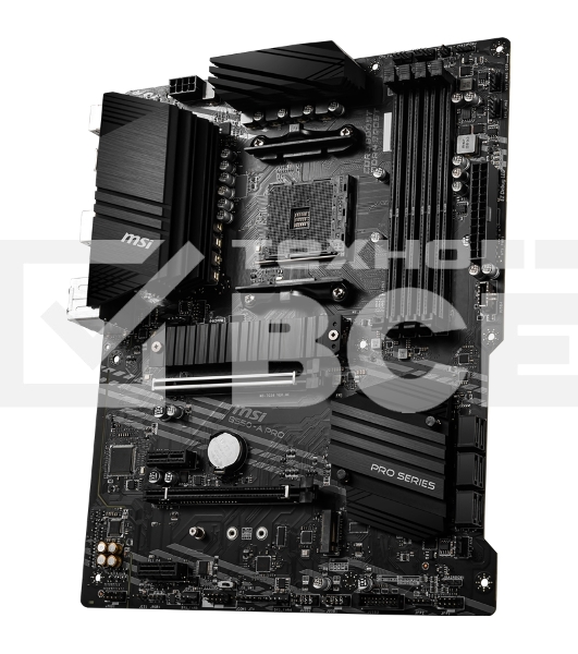 Материнская плата MSI B550-A PRO, AM4, AMD B550, 4xDDR4, 6xSATA, 2xM.2, 1xPCI-E 4.0 x16, 1xPCI-E 3.0 x16, 2xPCI-E x1, 1xHDMI, 1xDP, 1x 1Gb LAN, 4xUSB-A 2.0, 2xUSB-A 3.2 Gen 1, 1xUSB-A 3.2 Gen 2, 1xUSB-C 3.2 Gen 2, 6x3.5 мм, 7.1, ATX