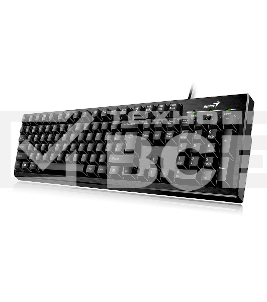 Клавиатура проводная Genius Smart KB-101, USB, черный