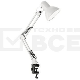 Светильник UF-312P С01 настол. 230В 60Вт бел. Ultraflash 12894