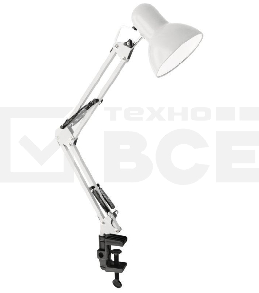 Светильник UF-312P С01 настол. 230В 60Вт бел. Ultraflash 12894