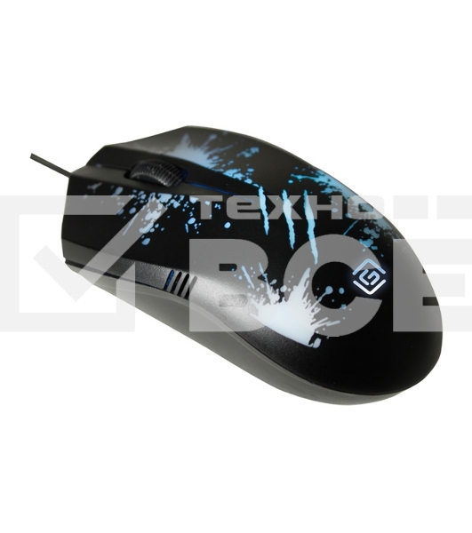 Мышь проводная Oklick 399M STIGMA черный, 1200 dpi, USB, кнопки - 3