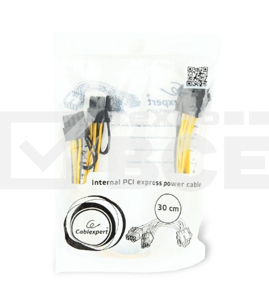 Кабель питания для видеокарт Cablexpert 8-pin PCI-E, 30см (CC-PSU-85)
