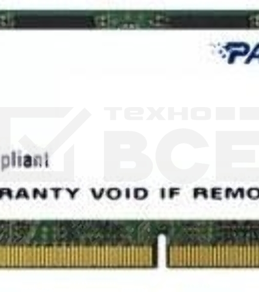 Оперативная память Patriot, DDR4, 16GB (1x16 GB), 2400 MHz, CL17, SO-DIMM