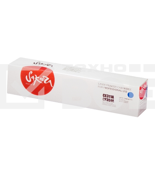 Картридж Sakura CE311A/CF351A для HP синий , 1000 стр