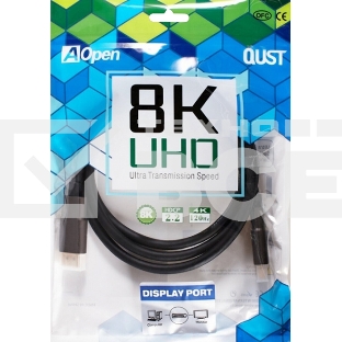 Кабель соединительный DISPLAY PORT v1.4, 8K@60Hz, 1.5m iOpen (Aopen/Qust) <ACG633-1.5M>
