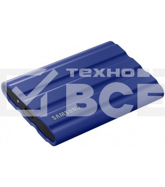 Накопитель SSD Samsung T7 Shield MU-PE1T0R/WW, USB3.2, 1ТБ, синий