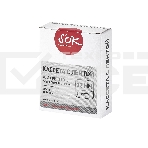 Кассета с лентой S'OK by Sakura Printing K4TRN для Epson , красный на прозрачном, 12мм/8м, фото2
