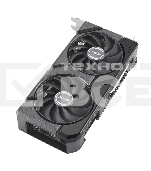Видеокарта Asus DUAL-RTX4060-O8G-EVO NVIDIA GeForce RTX 4060 8Gb PCI-E 4.0  128bit GDDR6 2505/17000 HDMIx1 DPx3 HDCP Ret