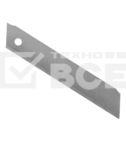 Лезвия Denzel 18 мм, сталь SK5 - 0,6 мм, усиленные, 5 шт.