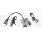 Переходник с кабелем HDMI  на VGA плюс аудио и питание, фото2