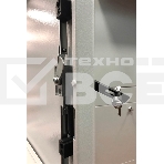 Шкаф настенный ЦМО ШТВ-Н-6.6.3-4ААА 6U 600x330мм пер.дв.стал.лист несъемные бок.пан. 57кг серый, фото2