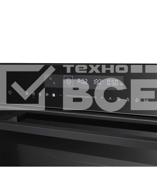 Встраиваемый духовой шкаф Kuppersberg HK 616 Black ШхВхГ: 59.5х59.6х56.5 см, 72 л, гидролизная очистка, черный цвет