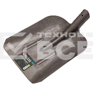 Лопата совковая, 235х285, ребра жесткости, рессорная сталь, 0,9 кг, без черенка, LUXE Palisad