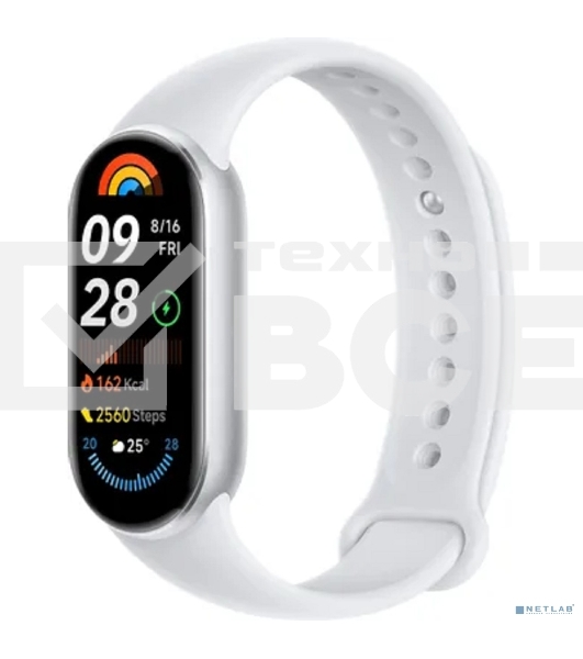 Фитнес трекер Xiaomi Smart Band 9 Glacier серебристый/серебристый