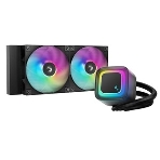 Система жидкостного охлаждения Deepcool LE240 V2 Zero Dark Soc-AM5/AM4/1200/1700/1851 черный 4-pin 28.2-31.6dB Al 220W 1359gr Ret (R-LE240ZERO-BKLNMD-G-1), фото4