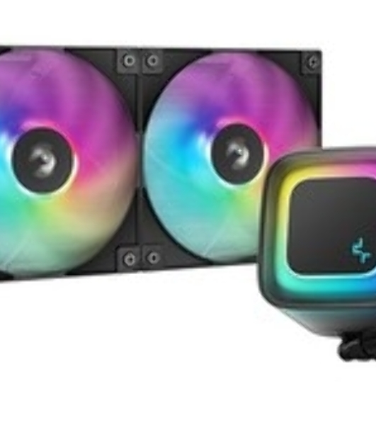 Система жидкостного охлаждения Deepcool LE240 V2 Zero Dark Soc-AM5/AM4/1200/1700/1851 черный 4-pin 28.2-31.6dB Al 220W 1359gr Ret (R-LE240ZERO-BKLNMD-G-1)