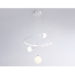 Светильник Ambrella light FL66299 WH белый 39W 3000K-6400K+G9 D500*1200 (ПДУ ИК), фото6