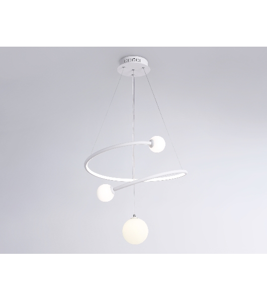 Светильник Ambrella light FL66299 WH белый 39W 3000K-6400K+G9 D500*1200 (ПДУ ИК)