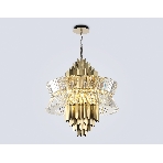 Люстра Ambrella light LH41023/18 BS/CL латунь/прозрачный E14*18 max 40W D700*750, фото7