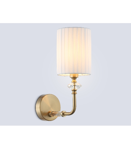 Настенный светильник Ambrella light LH71506 BS/FR латунь/белый матовый E14 max 40W 230*120*310