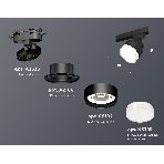 Светильник Ambrella light XT8102028 SBK/FR/CL черный песок/белый матовый/прозрачный GX53 (A2526, A2106, C8102, N8399), фото 1