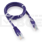Патч-корд UTP Cablexpert кат.5e, 1м, литой, многожильный (фиолетовый), фото6