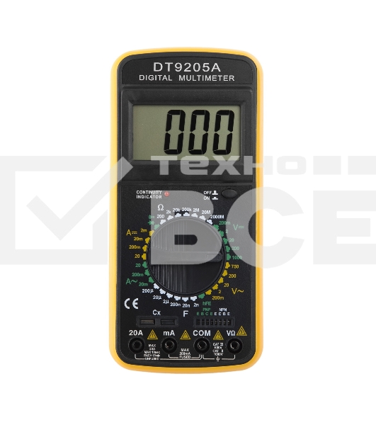 Инструменты Ресанта DT 9205A Мультиметр 61/10/506 { 3,5 разр ж/к дисплей, 32 режимов }