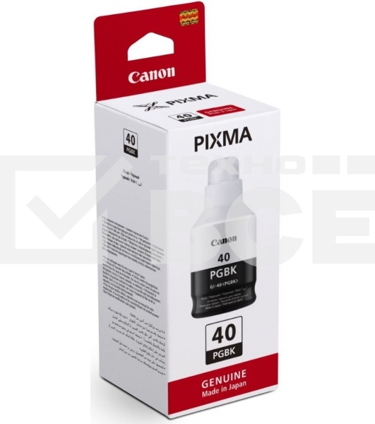 Контейнер с чернилами Canon GI-40 BK для GM2040/G5040/G6040. Черный. 6000 страниц.